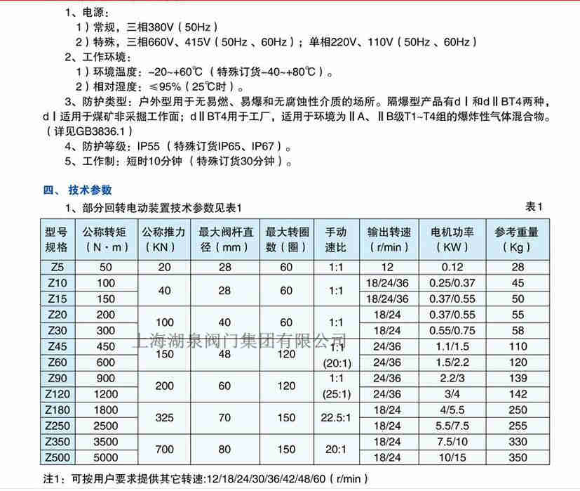 上海閥門電動裝置DZW15-24生產公司