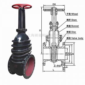 DN450閘閥壓力1.6Mpa Z41T-10